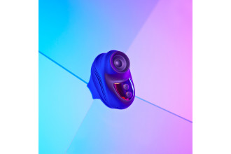 Синий клиторальный стимулятор на палец Kisscool