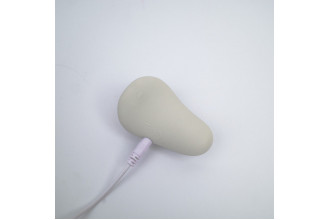 Серый вибромассажёр Opal