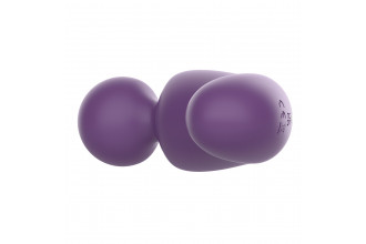 Фиолетовый изогнутый wand-вибратор