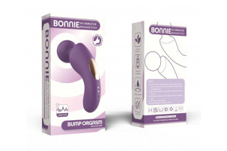 Фиолетовый изогнутый wand-вибратор