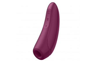 Бордовый вакуум-волновой стимулятор Satisfyer Curvy 1+