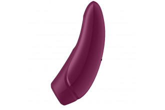 Бордовый вакуум-волновой стимулятор Satisfyer Curvy 1+