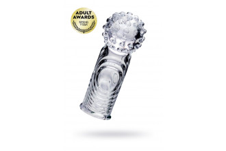 Прозрачная рельефная насадка на палец Ricol - 8 см. Прозрачная рельефная насадка на палец Ricol - 8 см.