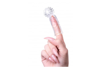 Прозрачная рельефная насадка на палец Ricol - 8 см. Прозрачная рельефная насадка на палец Ricol - 8 см.