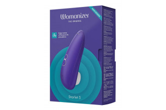 Синий клиторальный стимулятор Womanizer Starlet 3