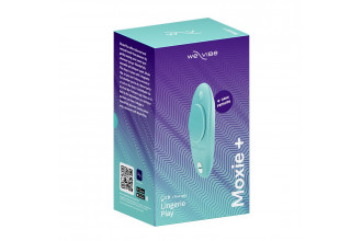 Аквамариновый вибратор в трусики We-Vibe Moxie+