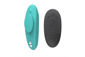 Аквамариновый вибратор в трусики We-Vibe Moxie+