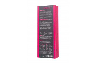 Ярко-розовый wand-вибратор Mashr - 23,5 см.