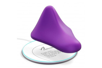 Фиолетовый треугольный вибромассажер Triangle Muscle Massager