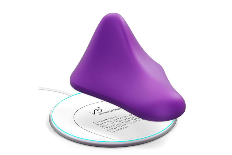 Фиолетовый треугольный вибромассажер Triangle Muscle Massager