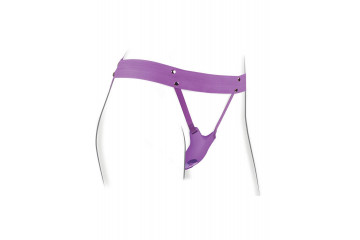 Сиреневый пояс с вибровкладкой Ultimate Butterfly Strap-On