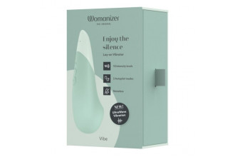 Зеленый клиторальный вибратор Womanizer Vibe