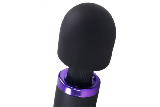 Черный жезловый вибромассажёр Merci Power Wand