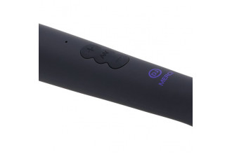 Черный жезловый вибромассажёр Merci Power Wand