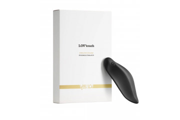 Черная вибровкладка в трусики LOV’Touch