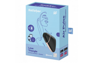 Черный вакуум-волновой вибростимулятор Satisfyer Love Triangle