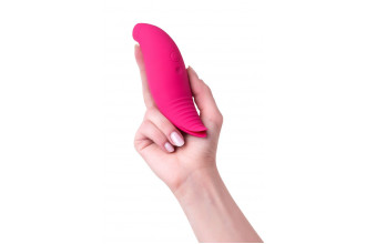 Ярко-розовый многофункциональный стимулятор клитора Blossy