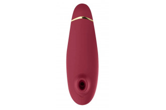 Бордовый клиторальный стимулятор Womanizer Premium 2