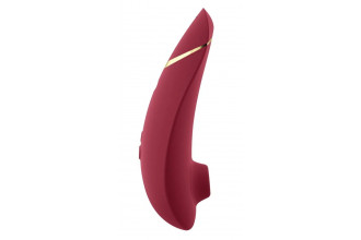 Бордовый клиторальный стимулятор Womanizer Premium 2
