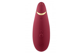 Бордовый клиторальный стимулятор Womanizer Premium 2
