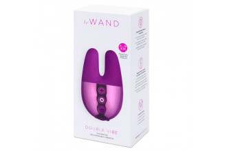 Фиолетовый вибратор с ушками Le Wand Double Vibe