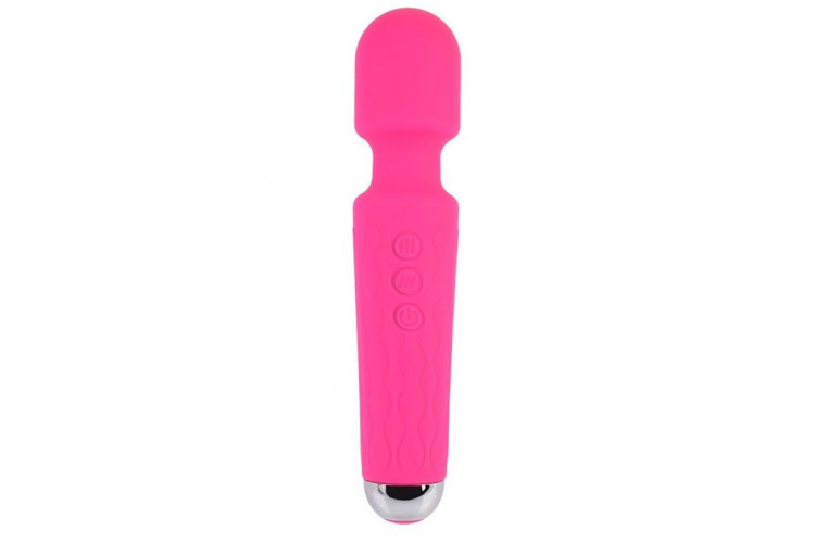 Розовый жезловый вибратор Wacko Touch Massager - 20,3 см.