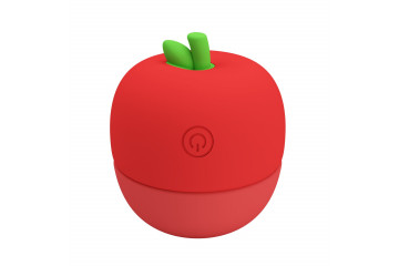 Красный клиторальный стимулятор в форме яблочка Apple Secret