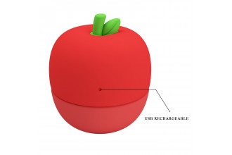 Красный клиторальный стимулятор в форме яблочка Apple Secret