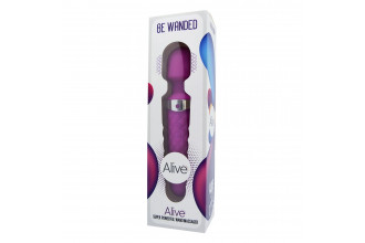 Фиолетовый wand-вибратор Be Wanded - 20 см.