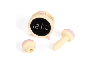 Умный стимулятор-будильник Naughty Clock с вакуумной стимуляцией и вибрацией
