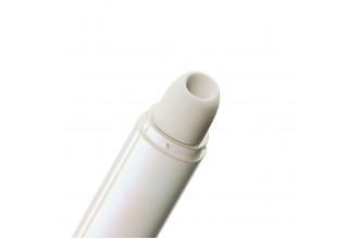 Бежевый вакуумный стимулятор клитора Lia