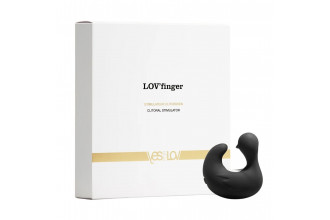 Вибростимулятор-уточка LOV’finger с возбуждающим гелем