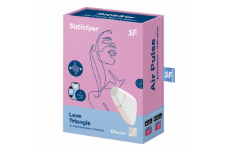 Белый вакуум-волновой вибростимулятор Satisfyer Love Triangle
