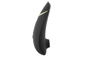Черный клиторальный стимулятор Womanizer Premium 2