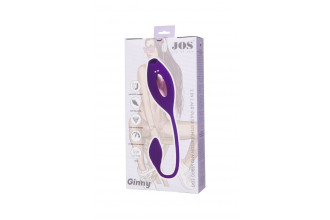 Фиолетовый вакуумный стимулятор клитора Ginny с виброяйцом Фиолетовый вакуумный стимулятор клитора Ginny с виброяйцом