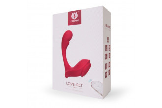 Красный вибромассажер в трусики Love-RCT - 13,1 см.