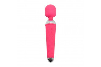 Розовый wand-вибратор Pichile - 20 см.