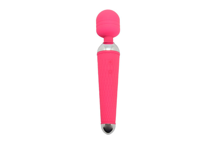 Розовый wand-вибратор Pichile - 20 см.