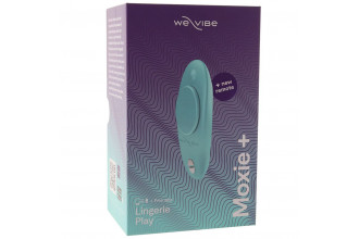 Аквамариновый вибратор We-Vibe Moxie+