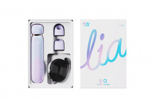 Сиреневый вакуумный стимулятор клитора Lia