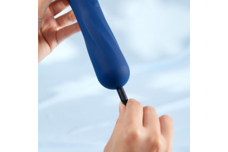 Синий wand-вибромассажер BeYourLover Titan