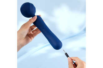 Синий wand-вибромассажер BeYourLover Titan