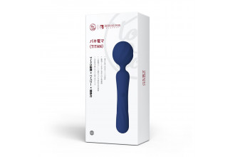 Синий wand-вибромассажер BeYourLover Titan