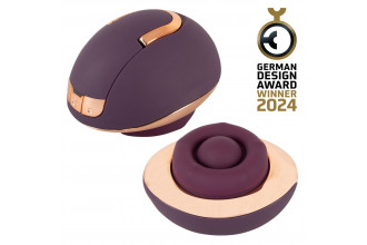 Фиолетовый вращающийся массажёр для вульвы Rotating Vulva Massager