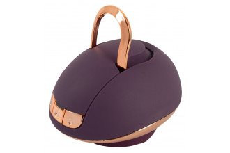 Фиолетовый вращающийся массажёр для вульвы Rotating Vulva Massager