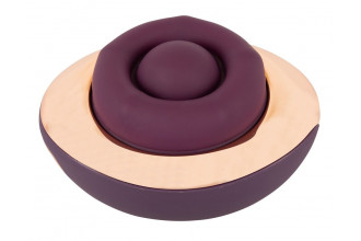 Фиолетовый вращающийся массажёр для вульвы Rotating Vulva Massager