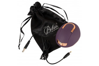 Фиолетовый вращающийся массажёр для вульвы Rotating Vulva Massager