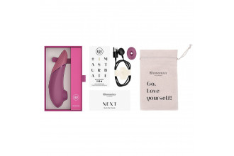 Грязно-розовый бесконтактный клиторальный стимулятор Womanizer Next