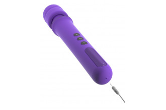 Фиолетовый вибромассажер Rechargeable Power Wand