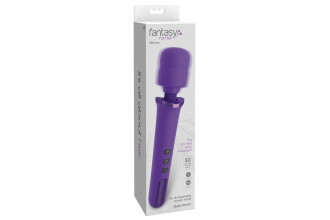 Фиолетовый вибромассажер Rechargeable Power Wand